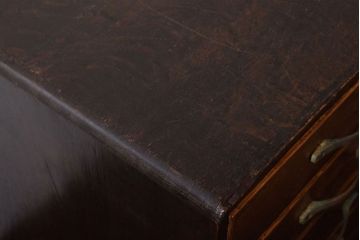 レトロ家具　昭和レトロ　古い木製のアンティーク5杯小引き出し(1)