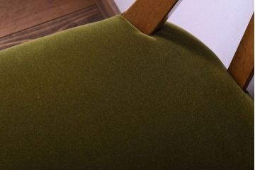 レトロ家具　古いナラ材のレトロな回転椅子(ドクターチェア)