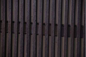 明治大正期　古民具・骨董　総欅材　ガラス入り!アンティーク蔵戸(玄関戸)