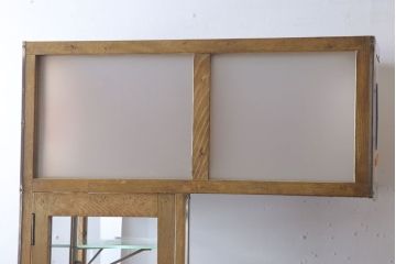 レトロ家具　アンティーク　レトロなデザイン!タバコ屋のRガラスショーケース(ガラスケース)