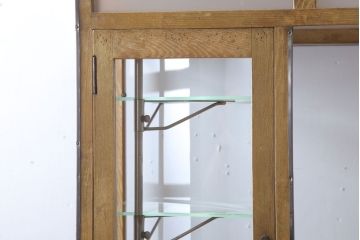レトロ家具　アンティーク　レトロなデザイン!タバコ屋のRガラスショーケース(ガラスケース)