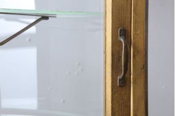レトロ家具　アンティーク　レトロなデザイン!タバコ屋のRガラスショーケース(ガラスケース)