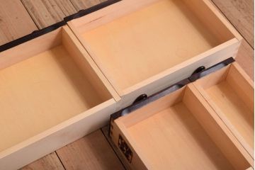 中古　北海道民芸家具　小引き出し(サイドチェスト)(定価約15万円)