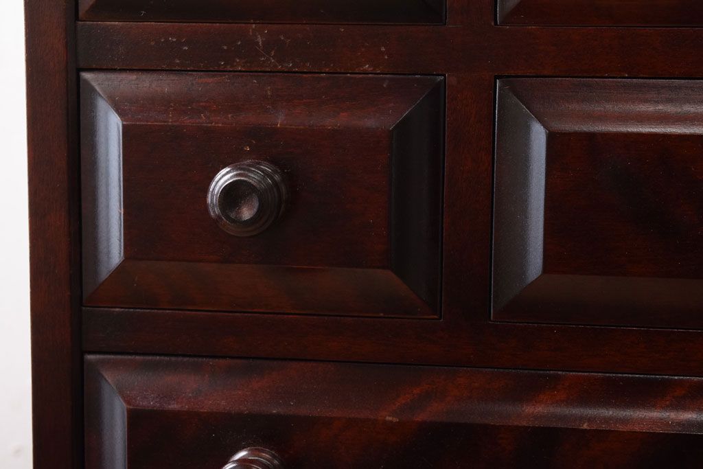 中古　北海道民芸家具　小引き出し(サイドチェスト)(定価約15万円)