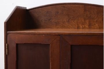 レトロ家具　レトロデザイン　古い木のアンティーク本箱