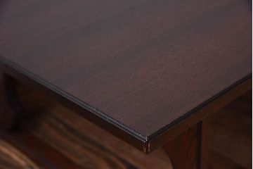 アンティーク家具　和製アンティーク　総欅材!上品な文机(テーブル・机)