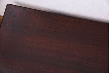 アンティーク家具　和製アンティーク　総欅材!上品な文机(テーブル・机)