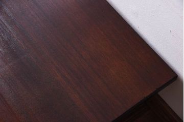 アンティーク家具　和製アンティーク　総欅材!上品な文机(テーブル・机)