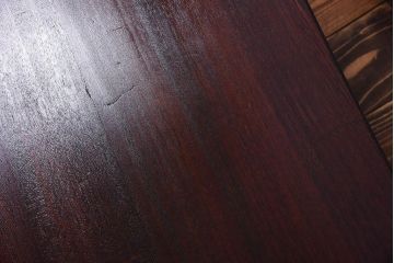 アンティーク家具　和製アンティーク　総欅材!上品な文机(テーブル・机)