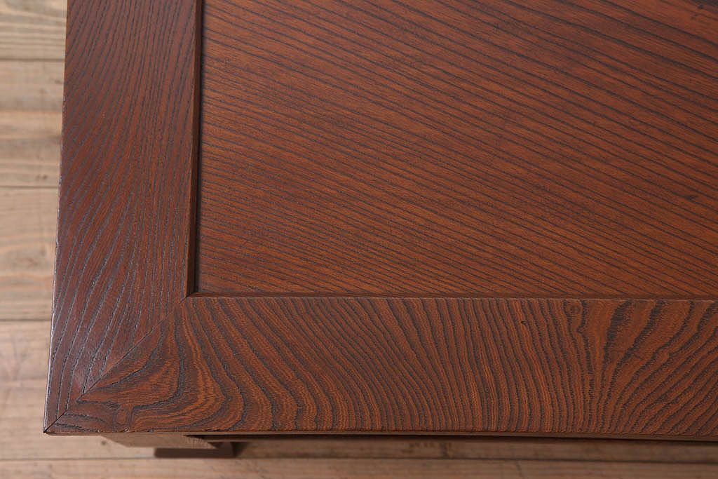 アンティーク家具　和製アンティーク　総欅材の座卓(センターテーブル)(2)