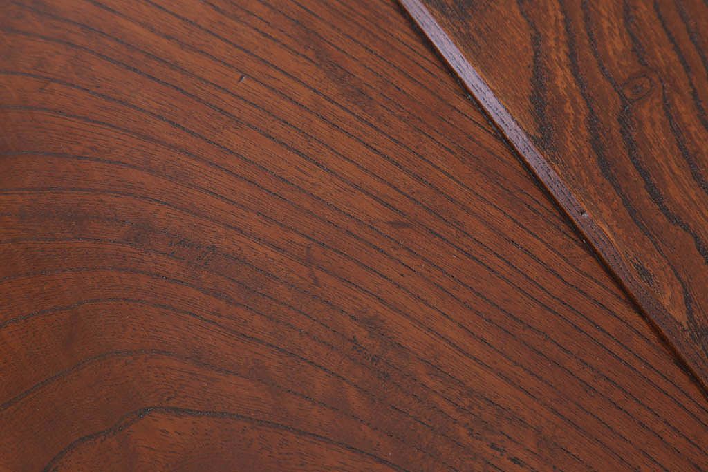 アンティーク家具　和製アンティーク　総欅材の座卓(センターテーブル)(2)