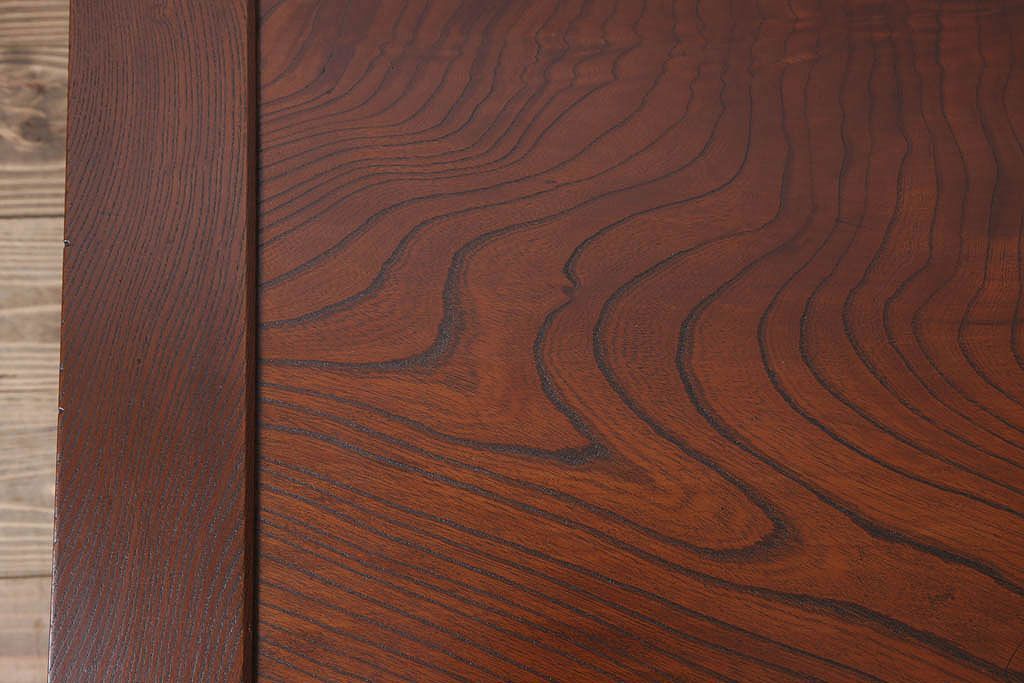 アンティーク家具　和製アンティーク　総欅材の座卓(センターテーブル)(2)