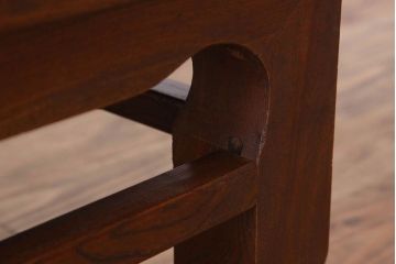 アンティーク家具　和製アンティーク　総欅材の座卓(センターテーブル)(2)