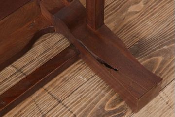 アンティーク家具　和製アンティーク　総欅材の座卓(センターテーブル)(2)