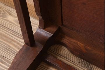 アンティーク家具　和製アンティーク　総欅材の座卓(センターテーブル)(2)