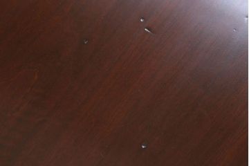 アンティーク家具　天板カバ材!古い木製のシンプルなアンティーク片袖机