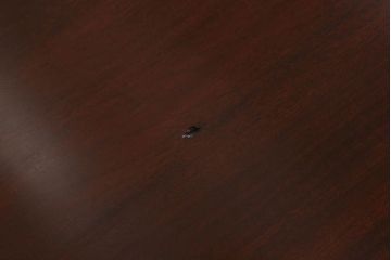 アンティーク家具　天板カバ材!古い木製のシンプルなアンティーク片袖机