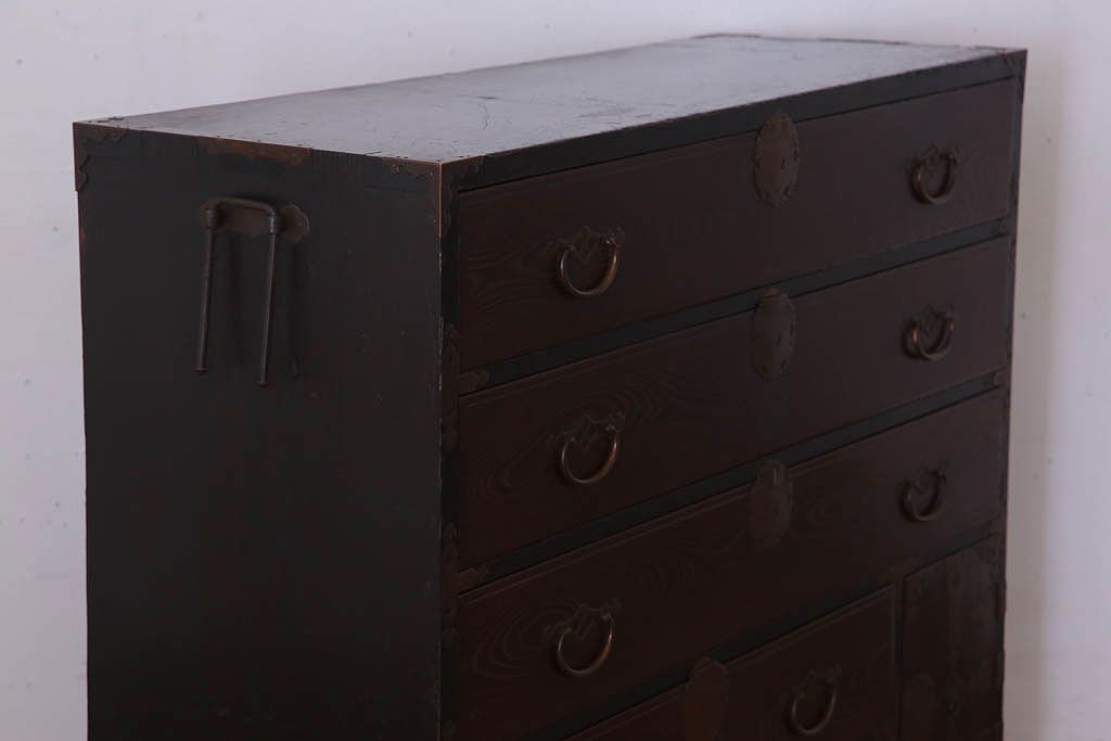 アンティーク家具　古民具・骨董　上手物　銅金具　関西衣装箪笥