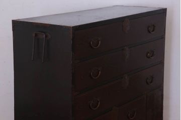 アンティーク家具　古民具・骨董　上手物　銅金具　関西衣装箪笥