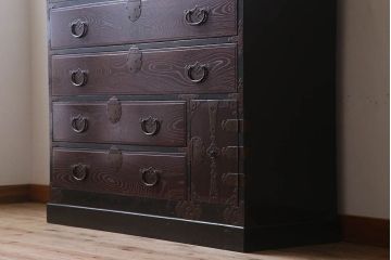 アンティーク家具　古民具・骨董　上手物　銅金具　関西衣装箪笥