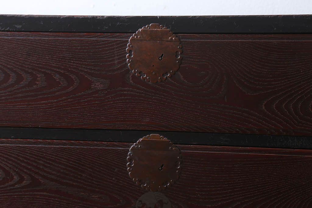 アンティーク家具　古民具・骨董　上手物　銅金具　関西衣装箪笥