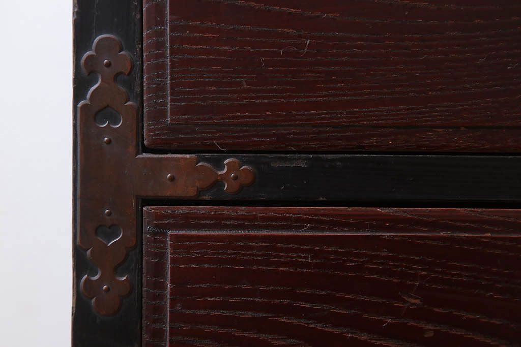 アンティーク家具　古民具・骨董　上手物　銅金具　関西衣装箪笥