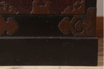 アンティーク家具　古民具・骨董　上手物　銅金具　関西衣装箪笥