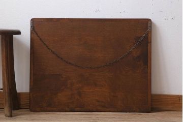 アンティーク雑貨　中古　北海道民芸家具　ミラー(鏡)