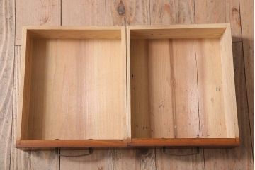 アンティーク家具　古い木製のアンティーク2杯小引き出し(1)