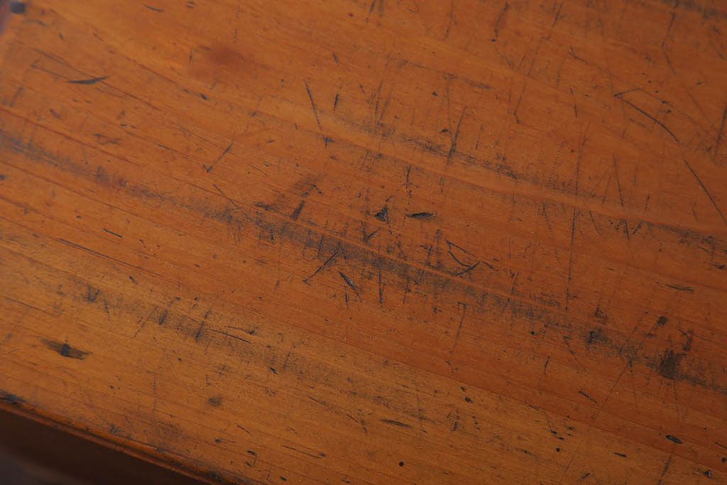 アンティーク家具　古い木製のアンティーク2杯小引き出し(1)