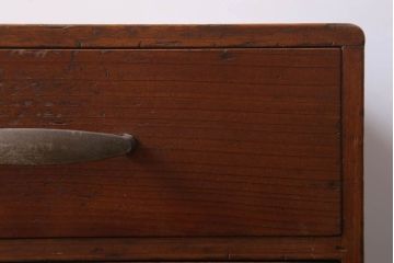 アンティーク家具　古い木製のアンティーク2杯小引き出し(1)