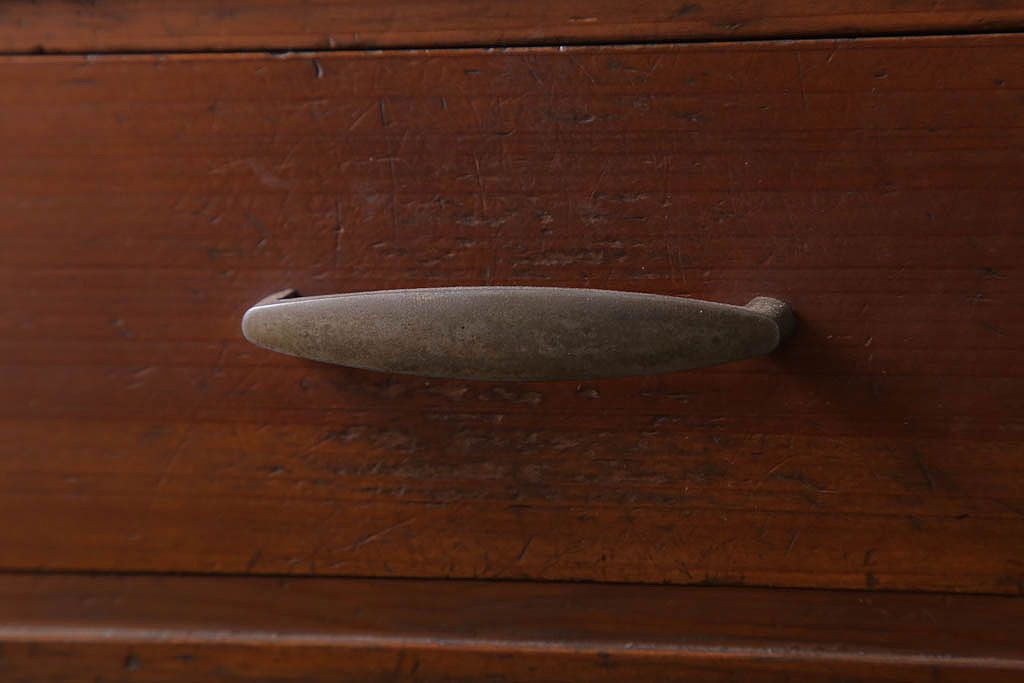 アンティーク家具　古い木製のアンティーク2杯小引き出し(1)