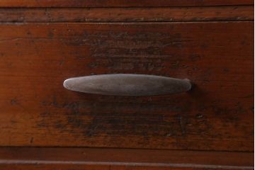 アンティーク家具　古い木製のアンティーク2杯小引き出し(2)