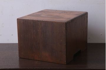 アンティーク家具　古い木製のアンティーク2杯小引き出し(2)