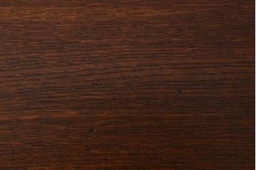 レトロ家具　昭和レトロ　古い木のシンプルな平机(デスク・作業台)(3)