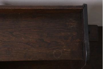 アンティーク雑貨　昭和レトロ　古い木のアンティーク本立て(2)