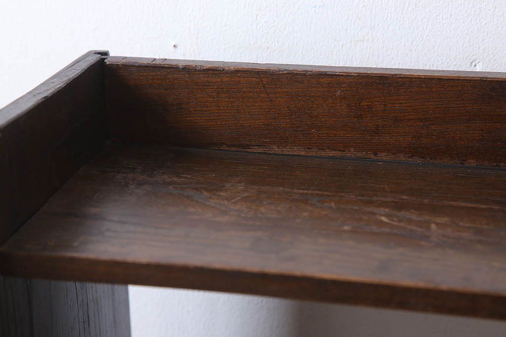 アンティーク雑貨　昭和レトロ　古い木のアンティーク本立て(2)