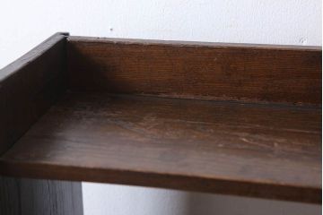 アンティーク雑貨　昭和レトロ　古い木のアンティーク本立て(2)