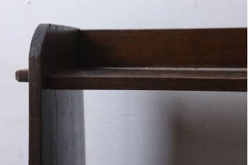 アンティーク雑貨　昭和レトロ　古い木のアンティーク本立て(2)