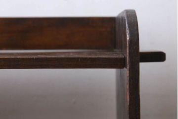 アンティーク雑貨　昭和レトロ　古い木のアンティーク本立て(2)