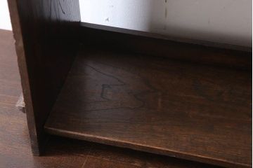 アンティーク雑貨　昭和レトロ　古い木のアンティーク本立て(2)