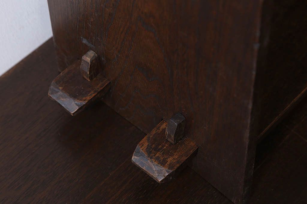 アンティーク雑貨　昭和レトロ　古い木のアンティーク本立て(2)