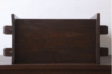 アンティーク雑貨　昭和レトロ　古い木のアンティーク本立て(2)