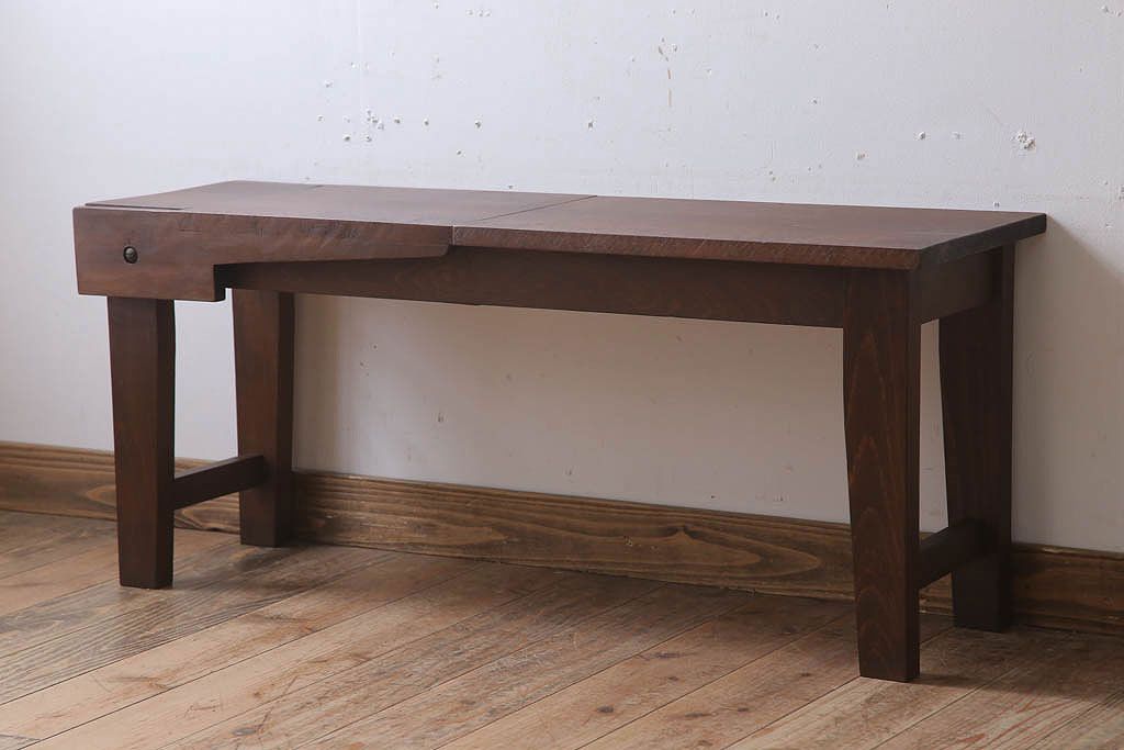 アンティーク家具　イギリスWinsor&Newton(ウィンザー&ニュートン)　クライドプラットホームイーゼル(ベンチ)