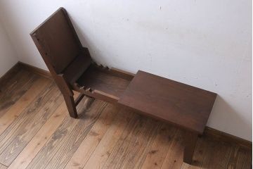 アンティーク家具　イギリスWinsor&Newton(ウィンザー&ニュートン)　クライドプラットホームイーゼル(ベンチ)