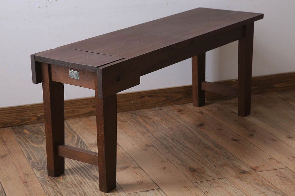 アンティーク家具　イギリスWinsor&Newton(ウィンザー&ニュートン)　クライドプラットホームイーゼル(ベンチ)