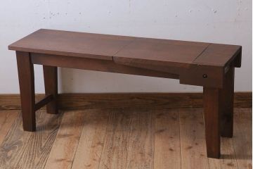 アンティーク家具　イギリスWinsor&Newton(ウィンザー&ニュートン)　クライドプラットホームイーゼル(ベンチ)