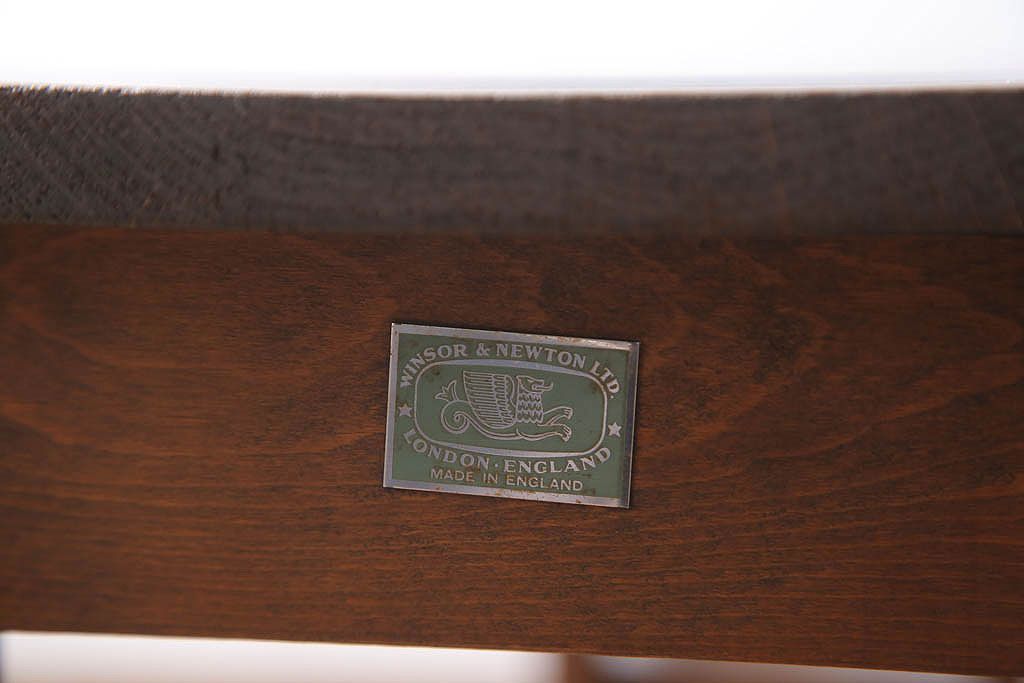 アンティーク家具　イギリスWinsor&Newton(ウィンザー&ニュートン)　クライドプラットホームイーゼル(ベンチ)