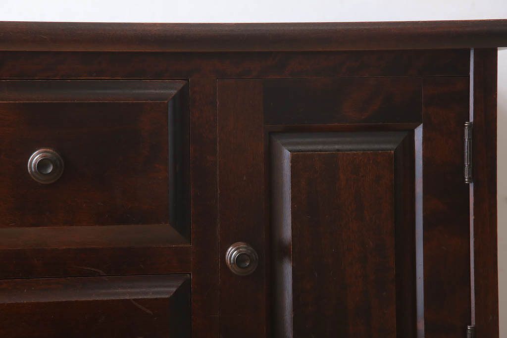 中古　北海道民芸家具　サイドボード(チェスト)