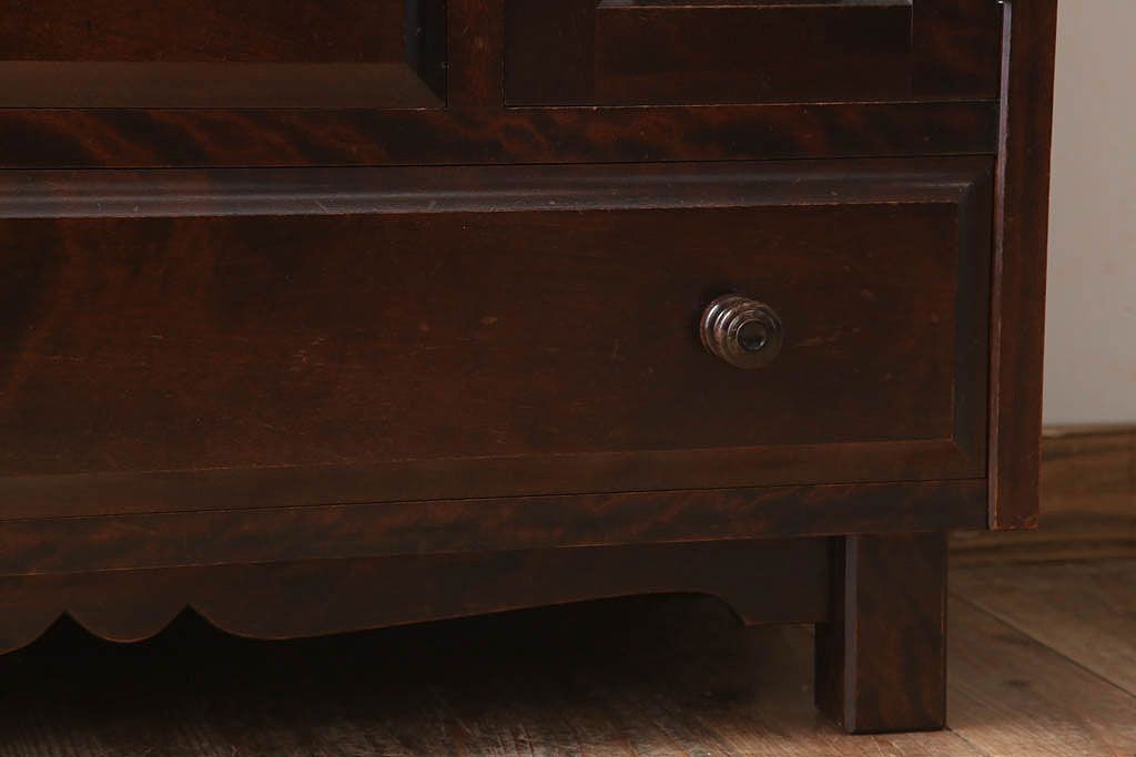 中古　北海道民芸家具　サイドボード(チェスト)